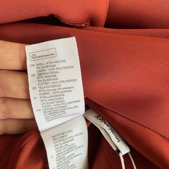 &Others Stories Rust Blazer - Picture 8 of 9